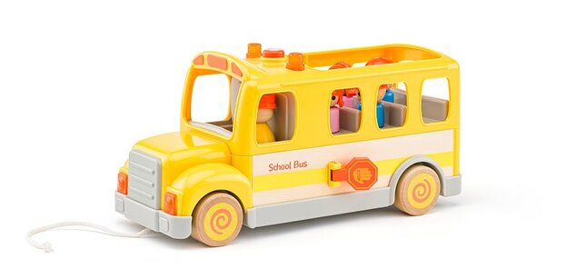 Woody Auto scuolabus con suoni e luci