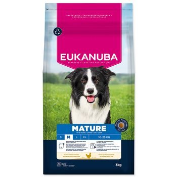 Krmivo EUKANUBA Mature Medium rich in fresh chicken 3 kg