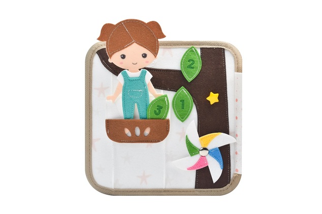 2Kids Toys Libro sensoriale busy Casa con bambola