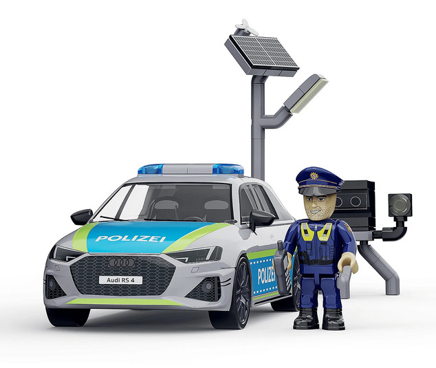 Cobi 24672 Audi RS4 Polizei, 1:35, 153 p, 1 f