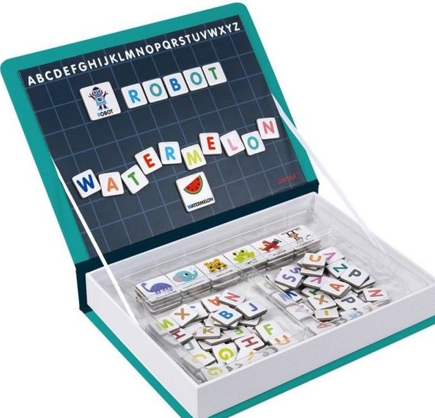 Janod Magnetibook Abeceda anglická Magnetická kniha pre deti