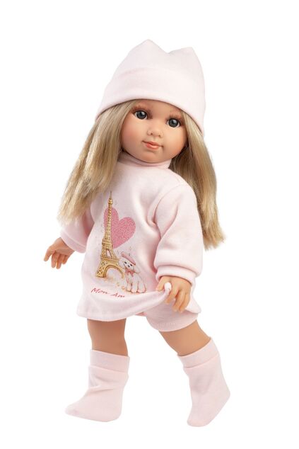 Llorens 53562 ELENA - muñeca realista con cuerpo de tela suave