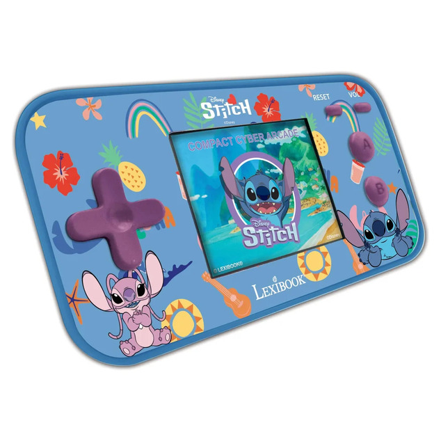 Spielkonsole Compact II Cyber Arcade 2,5" - 150 Spiele - Disney Stitch
