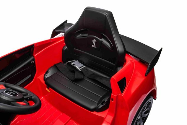 Elektrické autíčko Ford Shelby Mustang GT 500 Cobra, červené, 2,4 GHz diaľkové ovládanie