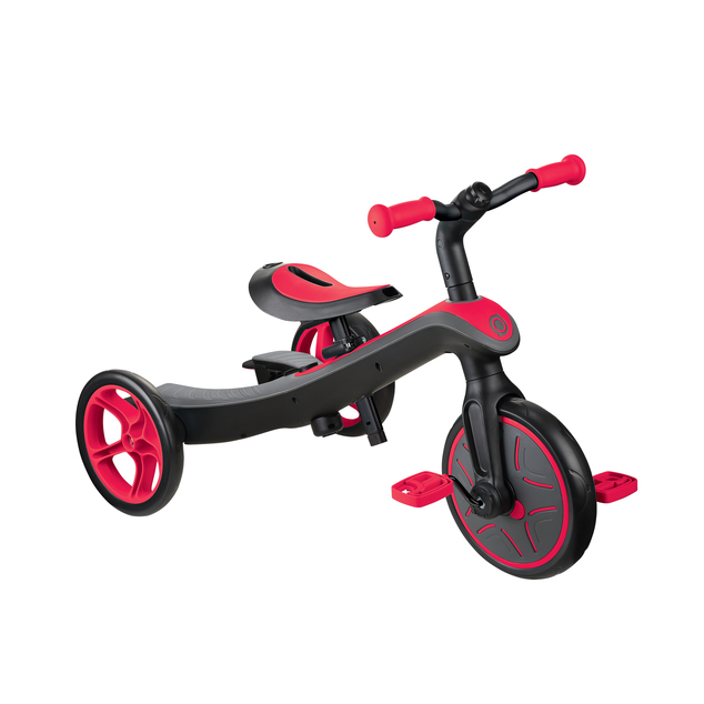 Globber Detská Trojkolka 4v1 - New Red