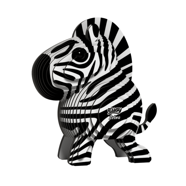 EUGY Zebra 3D kartonová skládačka