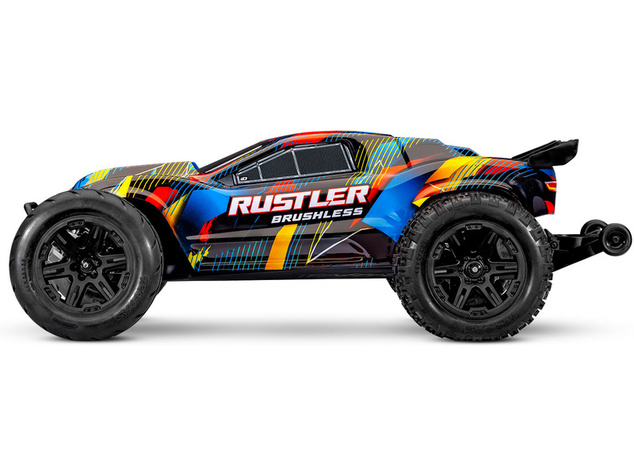 Traxxas Rustler 1:10 VX3 RTR čierny