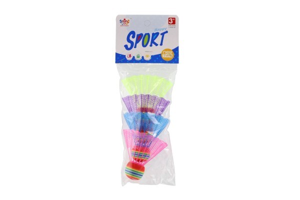 Loptičky/Košíčky na bedminton farebné 4ks