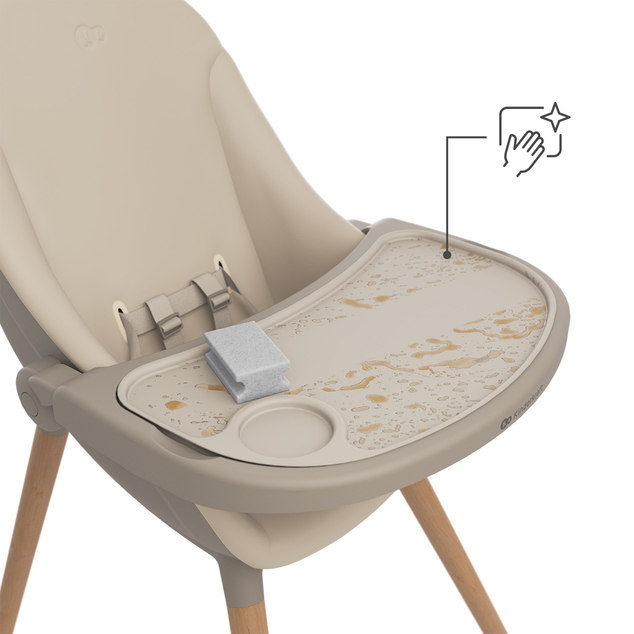 KINDERKRAFT Jedálenská stolička a lehátko Fini Up 2v1 Beige
