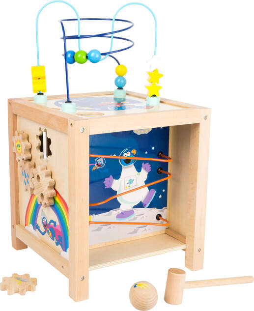 Small foot Motorická kocka Sezam otvor sa!