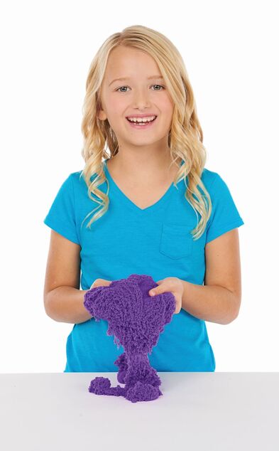 Kinetic sand scatola di sabbia liquida con tappetino viola