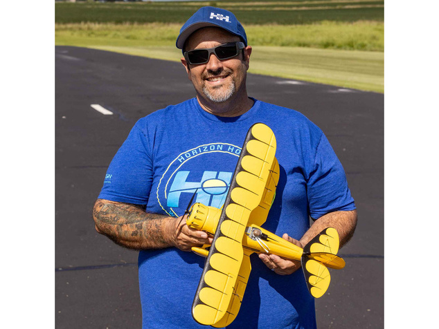 E-flite Waco 0.55m SAFE Select BNF Basic žlté