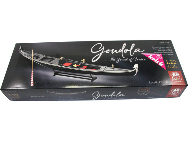 AMATI Benátska gondoliéra 1:22 kit