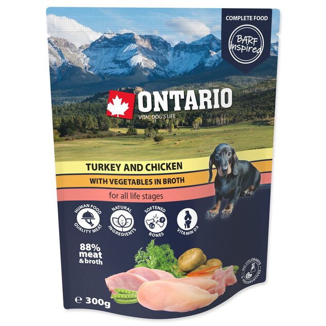 Kapsička Ontario morka a kura so zeleninou vo vývare 300g