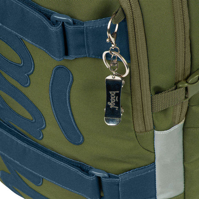 BAAGL Zaino scolastico Skate Olive GRS