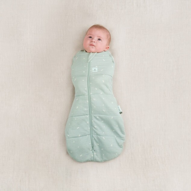 ERGOPOUCH Пелена и спален чувал 2в1 Cocoon Sage 6-12 м, 8-10 кг, 2,5 tog
