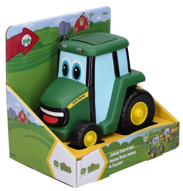 JD Kids John Deere - Traktor Johnny zatlač a choď 15 cm