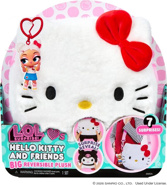 L.O.L. Surprise! Hello Kitty Geantă mare de pluș