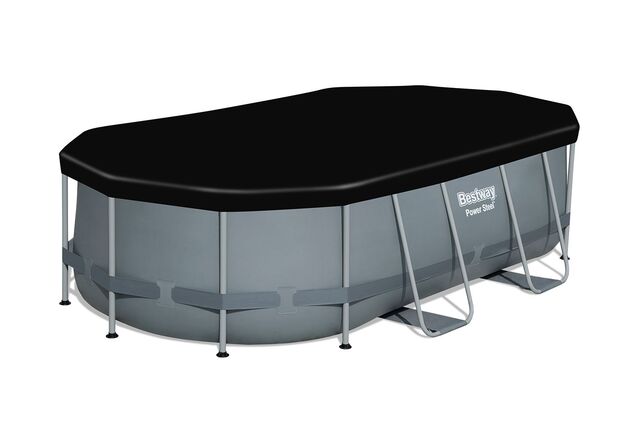 Bestway 58425 Krycia plachta oválna 427 x 250 cm, čierna