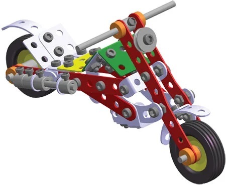 Stavebnica Merkur Motocykel M011