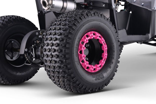 Benzínová štvorkolka pre deti Beneo Motors WARRIOR ružová - 125cm3