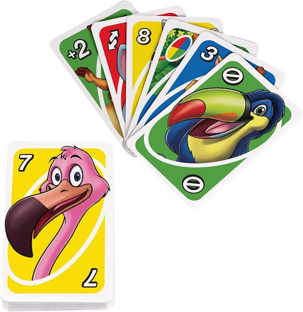 Mattel Uno junior zvieratka