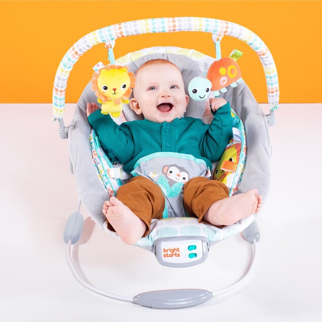 Lettino vibrante con melodia Whimsical Wild 0m+, fino a 9kg, 2019