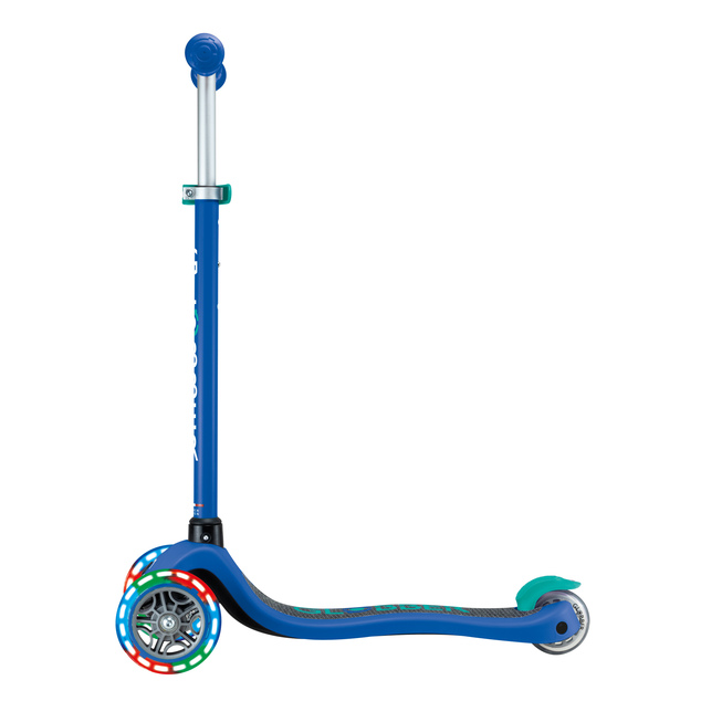 Globber detská trojkolesová kolobežka - Primo Lights V2 - Svietiace Kolieska - Navy Blue