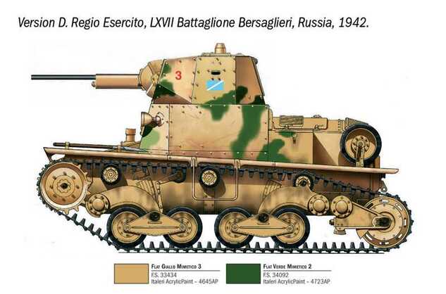 Model Kit tank 96553 - Carro Armato L6/40 (1:35)