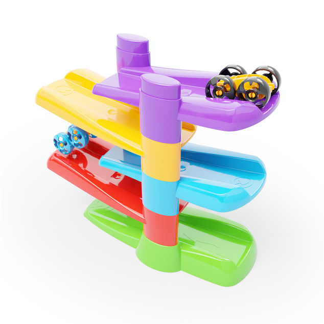 Quercetti Flip Car Race Track - Preklápacia autodráha