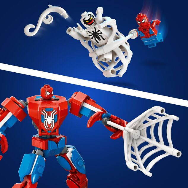 LEGO® Marvel 76308 Spider-Man în costum robotic vs. Anti-Venom