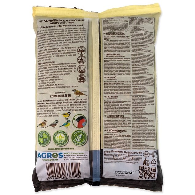 Napraforgó Agros fekete 1kg
