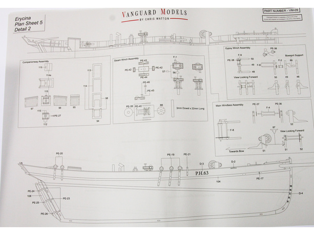Vanguard Models Erycina 1882 1:64 kit