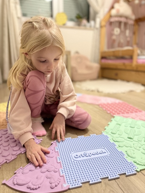 Ortopedek - tapis sensoriels pastel 16 pcs