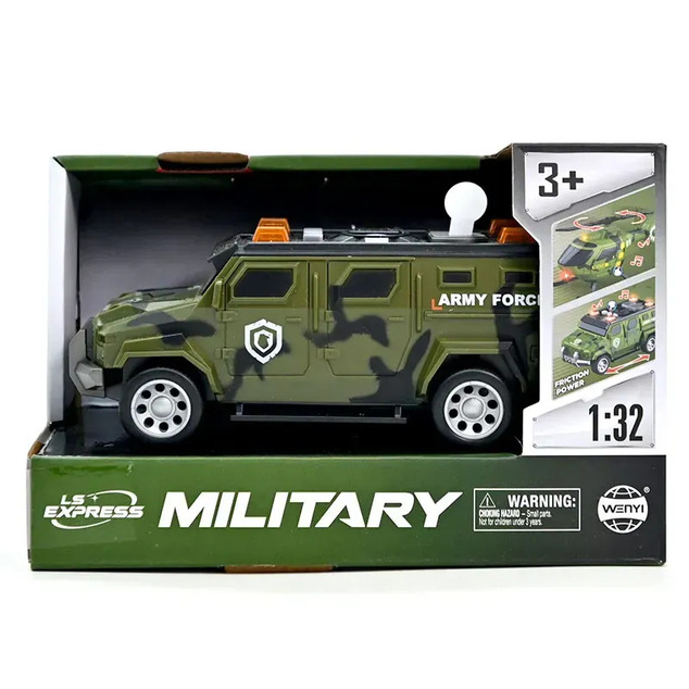 Coche militar con efectos 16,5 cm