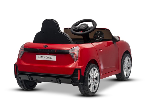 Elektrické autíčko BMW Mini Cooper 12V, červené, USB Vstup s Bluetooth pripojením na MP3 P