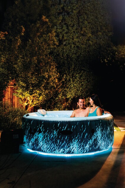 Intex 28494NP Nafukovacia vírivka Glow Deluxe Bubble pre 4 osoby