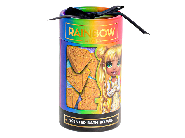 Rainbow High kúpeľové voňajúce bomby 10ks v tube 4druhy 12ks v DBX