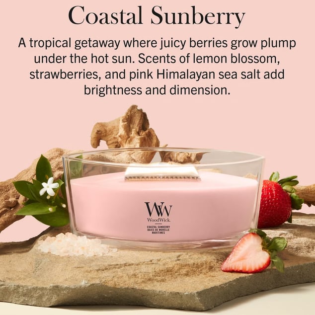 WW Kerze Boot Coastal Sunberry