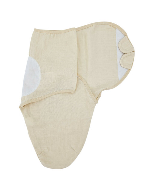 Eko Musselin-Wickeldecke Ulitka Latte 3-6 kg