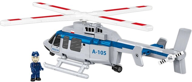 Cobi Action Town 26628 Civilný viacúčelový vrtuľník Bell 407 1:48