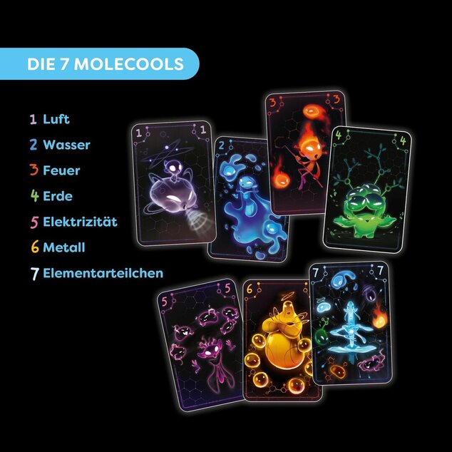 Haba Jeu de cartes familial Molecools à partir de 8 ans