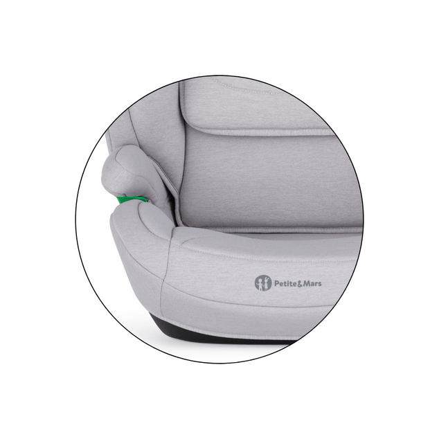 PETITE&amp;MARS Autosedačka Astor Pro i-Size Gentle Grey 100-150 cm (15-36 kg)