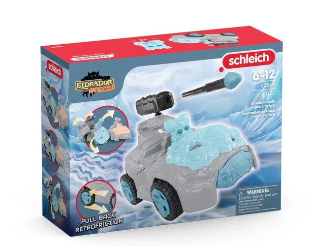 Schleich Ľadový crashMobile s figúrkami Mini Creature