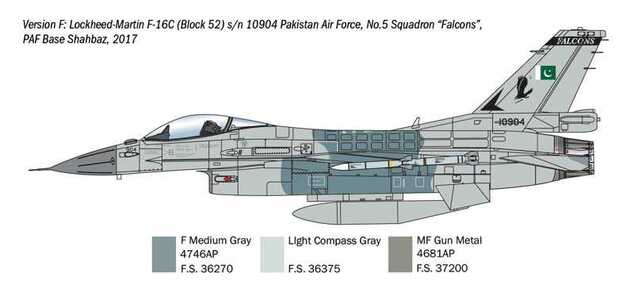 Model Kit War Thunder letadlo 35105 - F-16C Fighting Falcon (1:48)