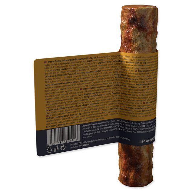 Ontario Protein csemege kis rágótekercs csirkével 1db 12,7cm