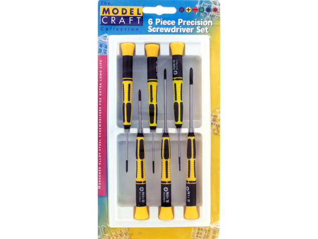 Modelcraft krížové skrutkovače (sada 6ks)
