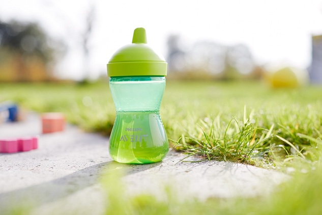 Avent Becher 300 ml Junge mit hartem Mundstück