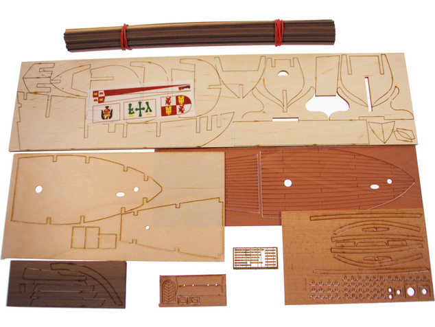 Dušok Pinta 1492 1:72 kit