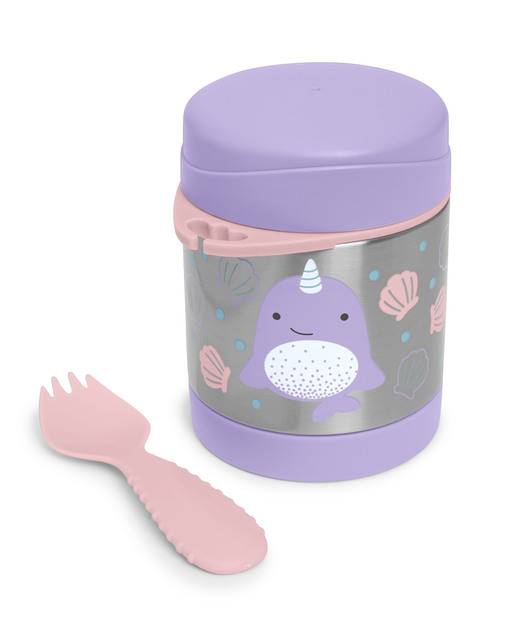 Zoo Thermoskanne für Futter mit Löffel / Gabel Narval 325ml, 12m +